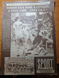 Sport mai 1988-minaur baia mare,francisc vastag,rudel obreja,daniela silivas