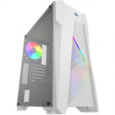 Carcasa AQIRYS Canopus, Middle Tower, Tempered Glass, RGB (Alb)