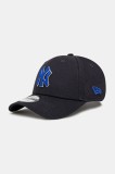 New Era șapcă de baseball din bumbac culoarea albastru marin, cu imprimeu, 60595231