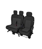 Set huse scaune auto Kegel Tailor Made pentru Peugeot Partner 2 furgon, modelul dupa 2009-, cu 3 locuri