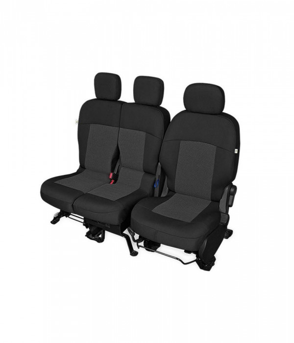 Set huse scaune auto Kegel Tailor Made pentru Peugeot Partner 2 furgon, modelul dupa 2009-, cu 3 locuri AutoDrive ProParts