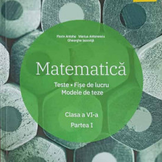 MATEMATICA: TESTE, FISE DE LUCRU, MODELE DE TEZE CLASA A VI-A, PARTEA 1-F. ANTOHE, M. ANTONESCU, GH. IACOVITA