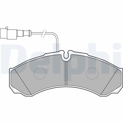 DELPHI LP2185 set placute frana,frana disc foto