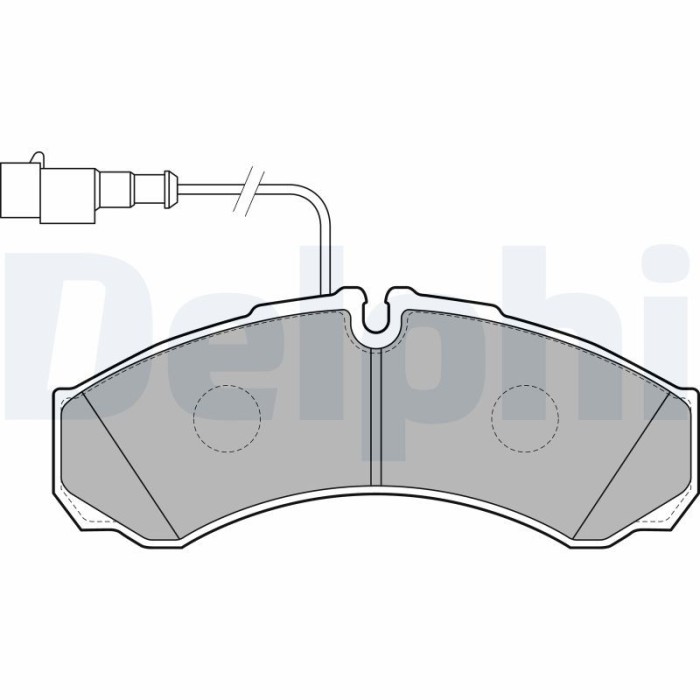 DELPHI LP2185 set placute frana,frana disc