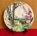 FARFURIE DIN PORTELAN WEDGWOOD- BONE CHINA- THE HAYFIELD- COLIN NEWMAN D21,5CM