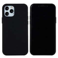 Husa protectie compatibila cu Apple iPhone 7/8/SE 2020 Liquid Silicone Case Negru foto