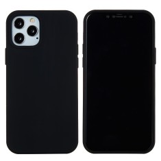 Husa protectie compatibila cu apple iphone 7/8/se 2020 liquid silicone case negru