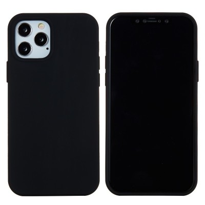 Husa protectie compatibila cu Huawei Y5 2019 Liquid Silicone Case Negru foto