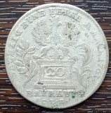 (A976) MONEDA DIN ARGINT GERMANIA - BRANDENBURG-BAYREUTH - 20 KREUZER 1764, Europa