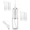 Irigator dentar, fără fir, 3 moduri, alimentare baterii, plastic, alb, 220 ml