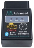 Cumpara ieftin Tester auto negru OBD2 Bluetooth, adaptor diagnoza auto pentru citire si stergere coduri eroare, monitorizare date motor in timp real prin aplicatie c