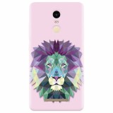 Husa silicon pentru Xiaomi Remdi Note 3, Polygon Lion