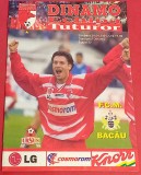 Program meci fotbal DINAMO BUCURESTI - FCM BACAU (28.04.2001)-poster Ionut BADEA