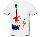 Cumpara ieftin Tricou &quot; Guitar butterflies &quot;