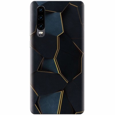Husa silicon pentru Huawei P30, Abstract Draw foto