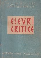 Eseuri Critice (Pompiliu Constantinescu, Editie 1947) foto