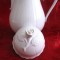 CEAINIC CAFETIERA PORTELAN TIRSCHENREUTH DECOR CU TRANDAFIR IN RELIEF 21 CM