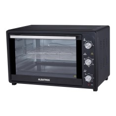 Cuptor electric Albatros A72BRCL2, 2200 W, 72 L, Rotisor, Convectie, Functie Stay-on, Semnal sonor, 4 programe, Lumina interioara, Negru