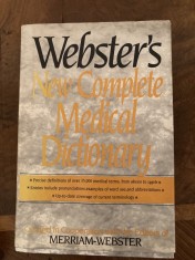 Webster&amp;#039;s New complete medical dictionary foto