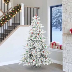 vidaXL Brad de Crăciun artificial cu ramuri articulare 240 cm PVC 3397752