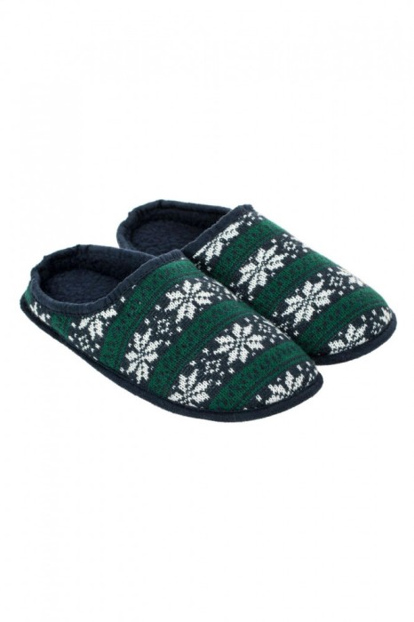 Papuci de Casa Barbati, Verde, 45-46 EU