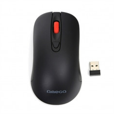 Mouse Optic Omega OM0520WB 1600 dpi Fara Fir Negru foto