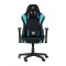 Scaun gaming Torin Serioux, 126-134 cm, textil, piston gaz, manere reglabile, perne detasabile, maxim 150 kg, Negru/Albastru