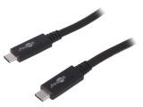 Cablu USB C 3.2 Negru 0.5m 20Gbps