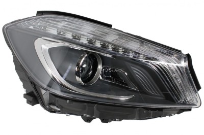 Far Mercedes Clasa A (W176) 06.2012- Hella partea Dreapta D3S+H7 cu motoras, cu lumini de zi, cu lumini viraje foto