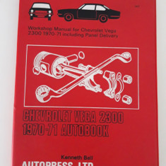 Carte tehnica manual automobil Chevrolet Vega 1970