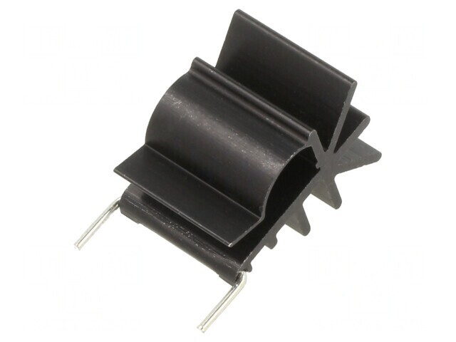 Radiator Negru TO220 20x21x28mm 13K/W