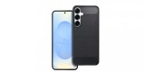 Husa Tpu compatibila cu Samsung S25 Plus, Textura Fibra de Carbon, Negru, Mobile Tuning