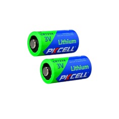 Set 2 Baterii CR123A, CR123, litiu, 3V