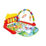 Covoras activitati pentru bebelusi cu sonor, Multicolor, Plastic, 75x60x42 cm, Oem
