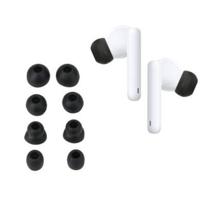 Set 8 Eartip kwmobile pentru Huawei Freebuds 4i, Silicon, Negru, 56866.47 foto