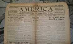 RAR - Ziarul AMERICA - an 1919 foto