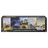 Hot wheels premium fast and furious set 5 masinute metalice scara 1 la 64