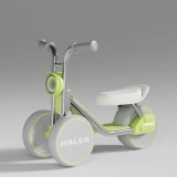 Children&#039;s scooter-tricycle anti-rollover music light yo-yo car-color: mint green