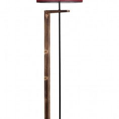 Lampadar, Luin, 8277-1, E27, 60 W, metal/lemn/textil
