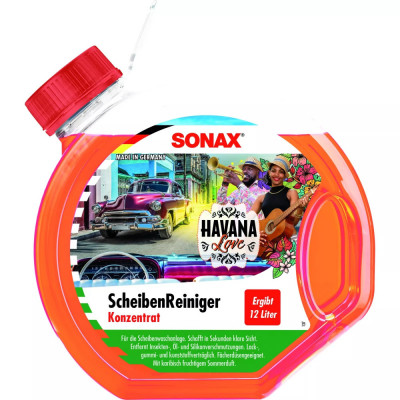 Lichid Parbriz Concentrat Vara Sonax Havana Love, 3L foto