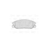 Set placute frana Valeo 301505, parte montare : punte fata