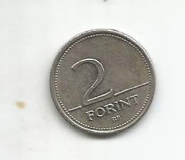No(4) moneda- UNGARIA- 2 FORINT 1994 foto