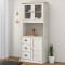 vidaXL Dulap superior comodă &bdquo;VIGO&rdquo;, alb, 78x30x100 cm, lemn masiv pin 353206