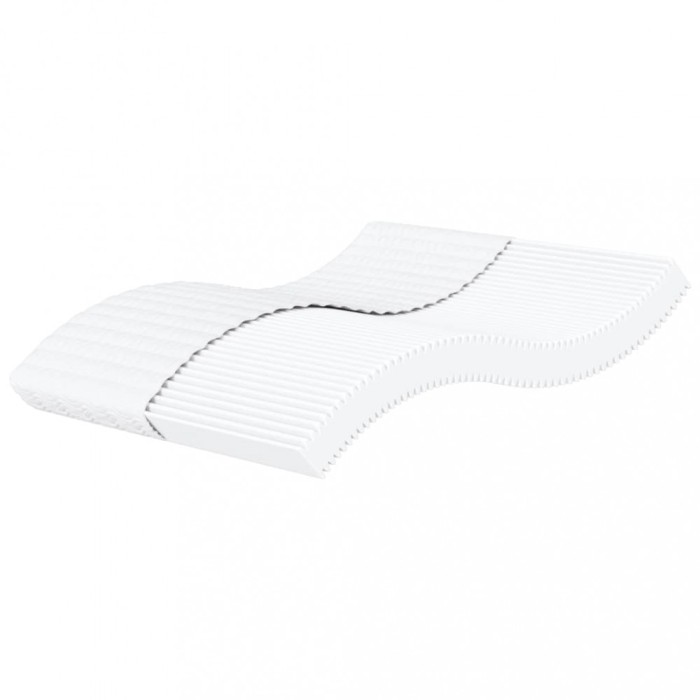 vidaXL Saltea din spumă, alb, 200x210 cm, duritate H2 H3 4016637