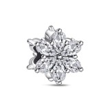 Cumpara ieftin Charm/talisman argint 925, JW1157, model floare, placat cu rodiu