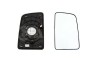 Geam oglinda exterioara cu suport fixare Hyundai H350, 09.2014-, Dreapta, incalzita; geam convex; cromat; superior
