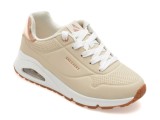 Cumpara ieftin Pantofi sport SKECHERS bej, UNO GEN, din piele ecologica