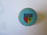 Insignă heraldica Romania:Institutia Prefectului Judetul Valcea anii 2000