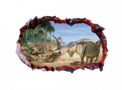 Sticker decorativ cu Dinozauri, 85 cm, 4226ST-1 foto