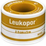 Cumpara ieftin Bandă medicală Leukopor BSN Medical, 1.25 cm x 5 m, hipoalergenică, fixare bandaje, piele sensibilă